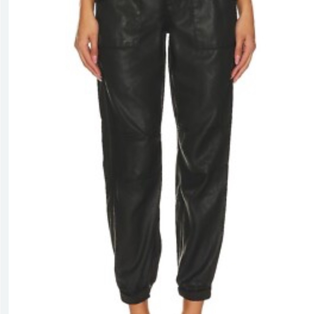 All Saints coated Black cargo pants